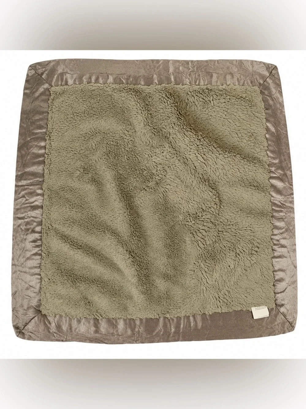 Little Giraffe Luxe Faux Fur Satin Baby Security Blanket Made USA Lovey